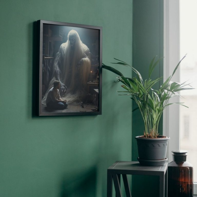 Riesiger Ghul-Herrscher zum Downlaod als Wandbild für Schlafzimmer